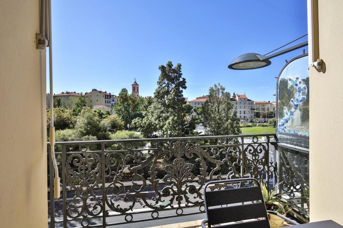 Balcon vue Coulée Verte. Luxe Plein cœur de Nizza Esterno foto